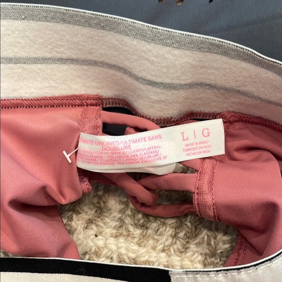 New Women's VICTORIA SECRET SPORT Set - Blue and Pink. Sz 32D/Large - Picture 7 of 7